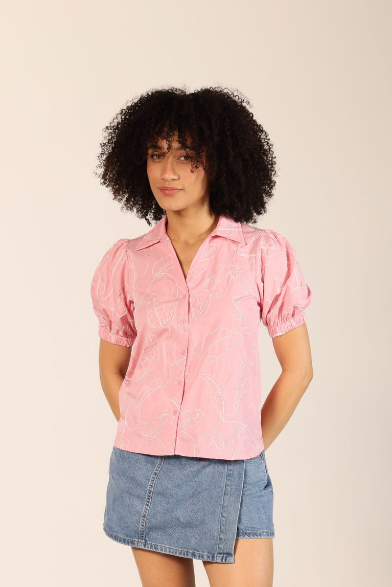 BLUSH KIM TOP by Maude Vivante