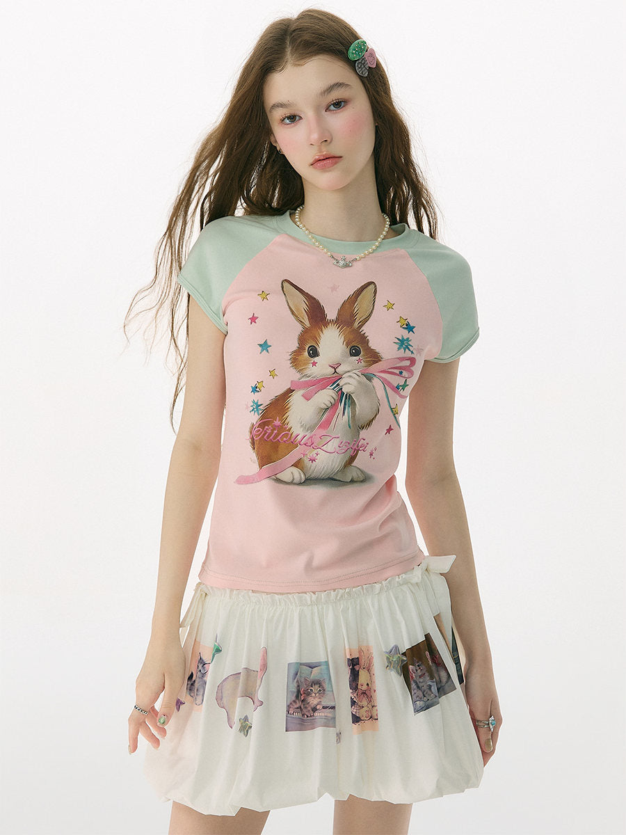 Rabbit Island Raglan Tee - ziziFei by Land Decora