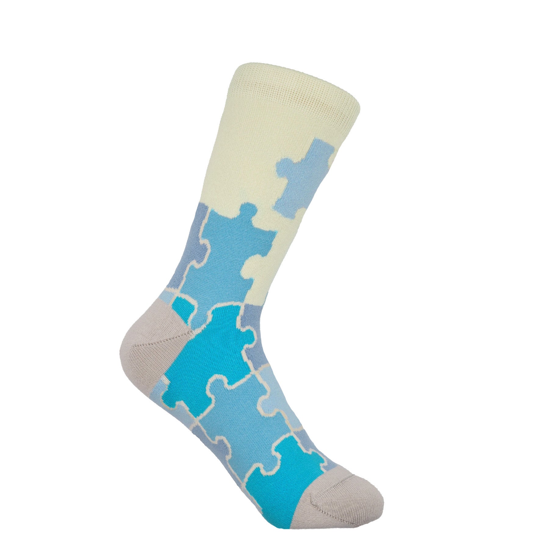 Jigsaw Women's Socks - Blue by Peper Harow