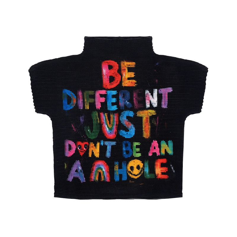 Girly Fashion Iscreamcolour Graffiti Letters T-shirt | Trendy & Playful Style by Land Decora