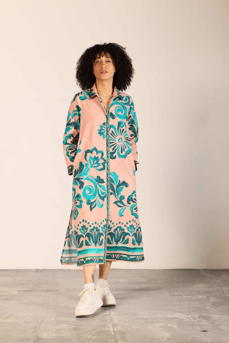 EMERALD BLUSH ELIZA DRESS by Maude Vivante
