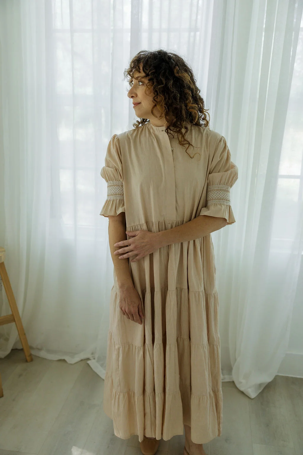 Moxie Midi Dress - Terracotta 100% Cotton by Road to Rodanthe