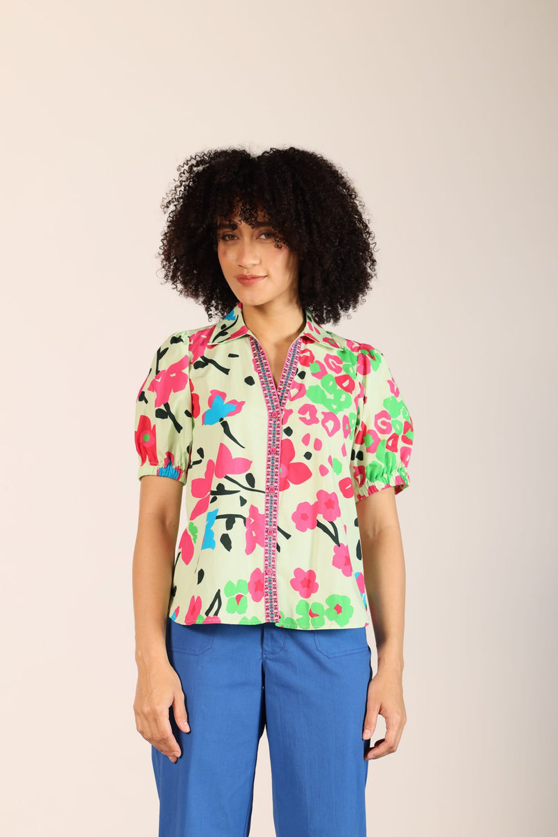 PINK TROPICS KATE TOP by Maude Vivante