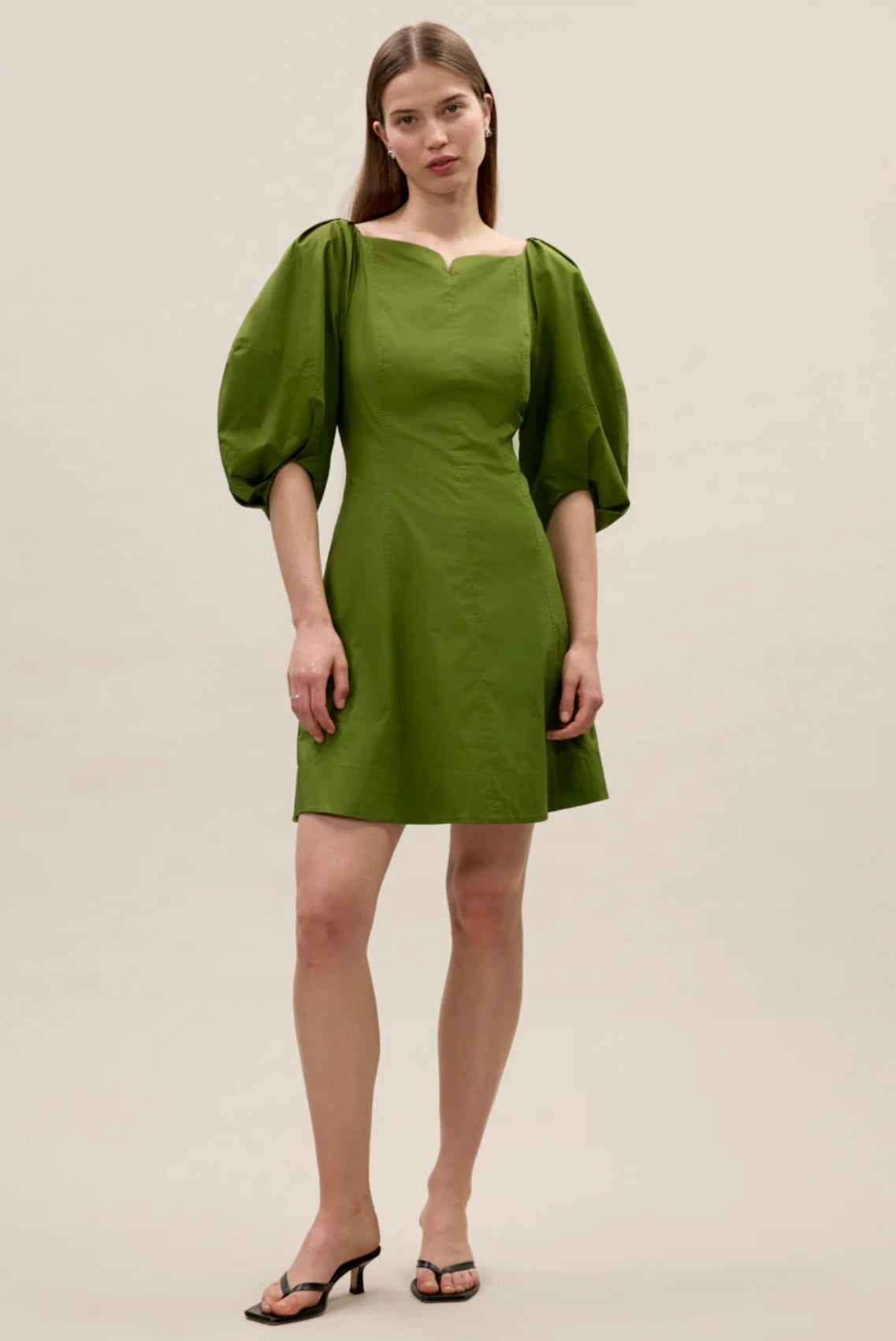 Isla Poplin Mini Dress in Meadow by Sierra Deene