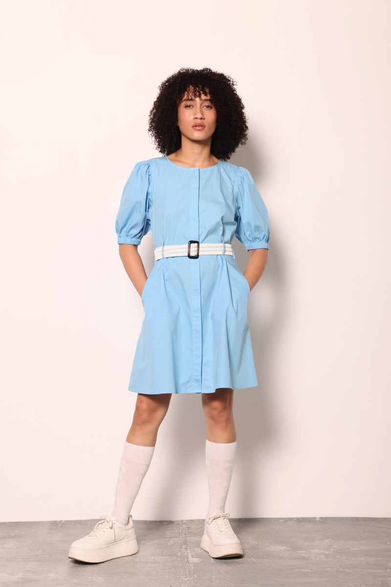 CAROLINA BLUE NYLA DRESS by Maude Vivante