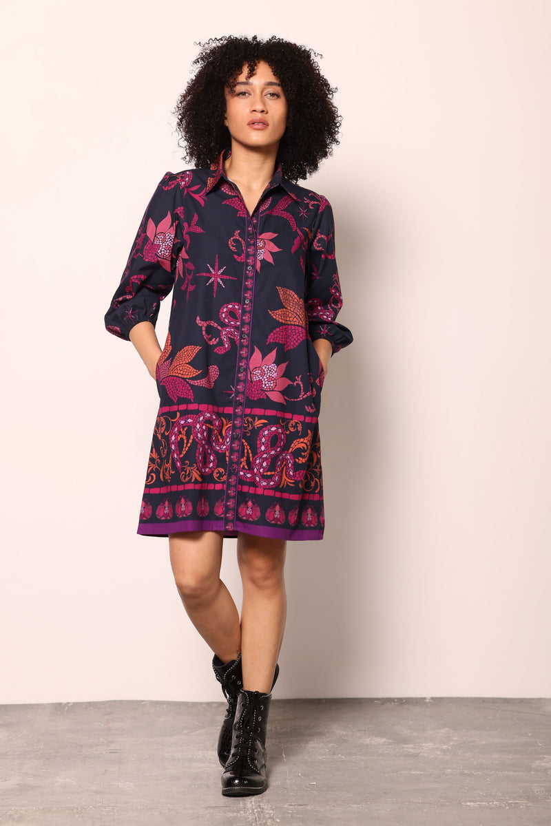 MIDNIGHT MOSAIC AVA DRESS by Maude Vivante