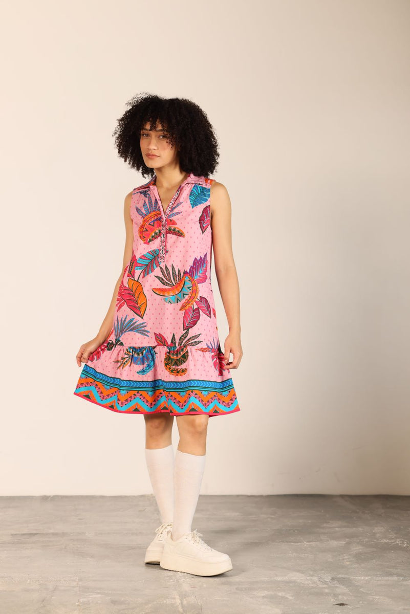 BANANA BAROQUE LUNA DRESS by Maude Vivante