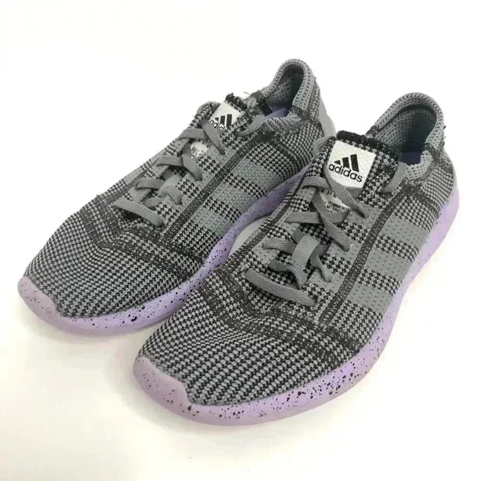 Adidas Ultraknit Purple Grey Lavender Knitted Running Shoes Size 10 by Hot Girl Secondhand