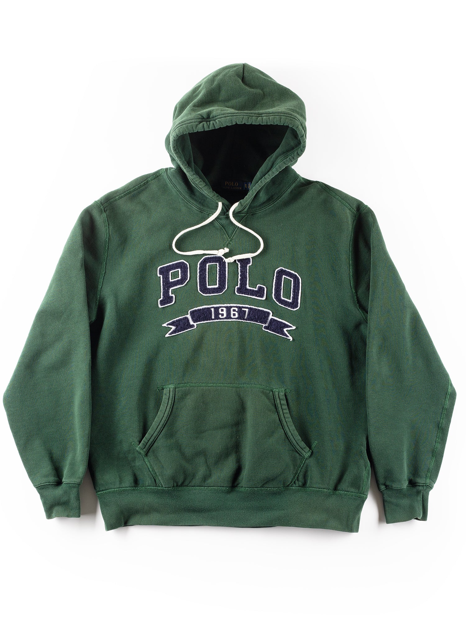 Vintage 00's Men Ralph Lauren Hoodie in Green by Northern Grip