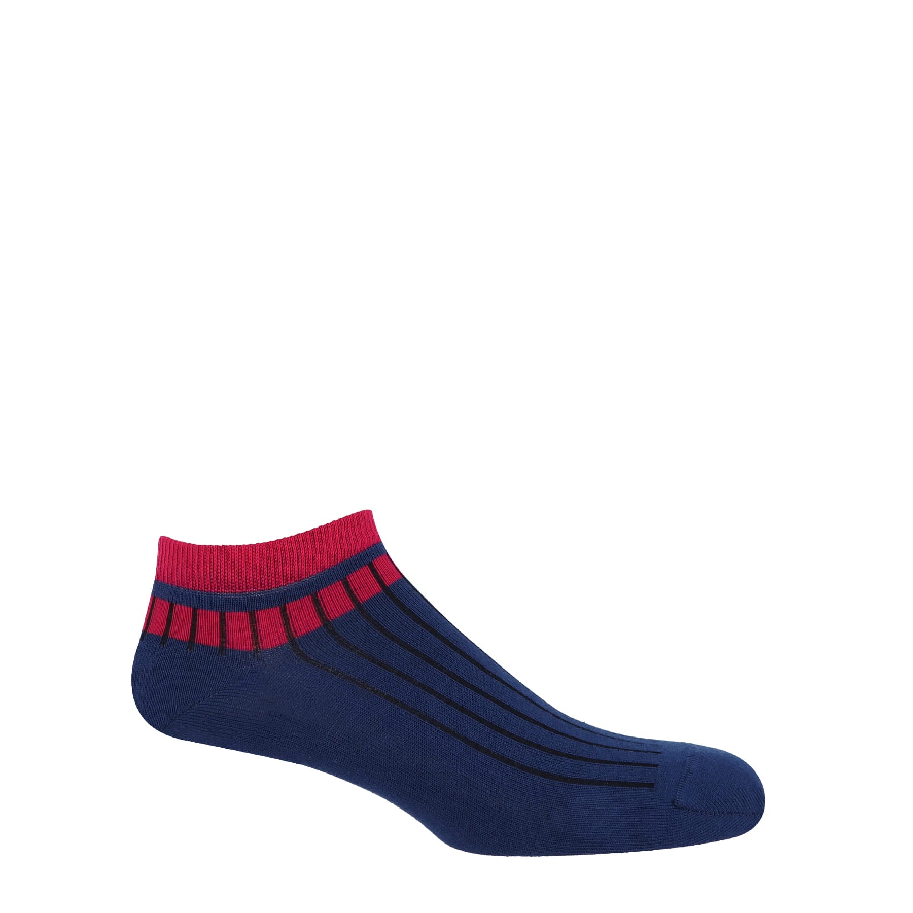 Old School Men's Trainer Socks - Navy by Peper Harow