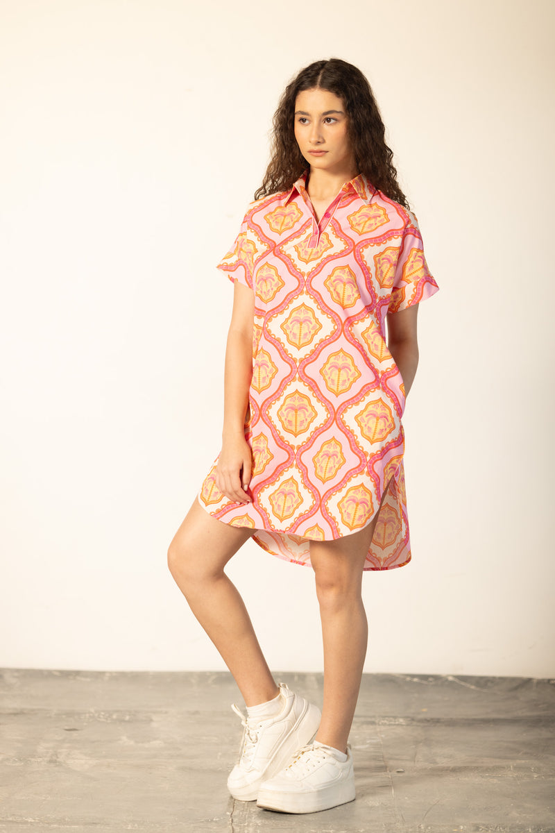 PALM MIRAGE ANNA DRESS by Maude Vivante