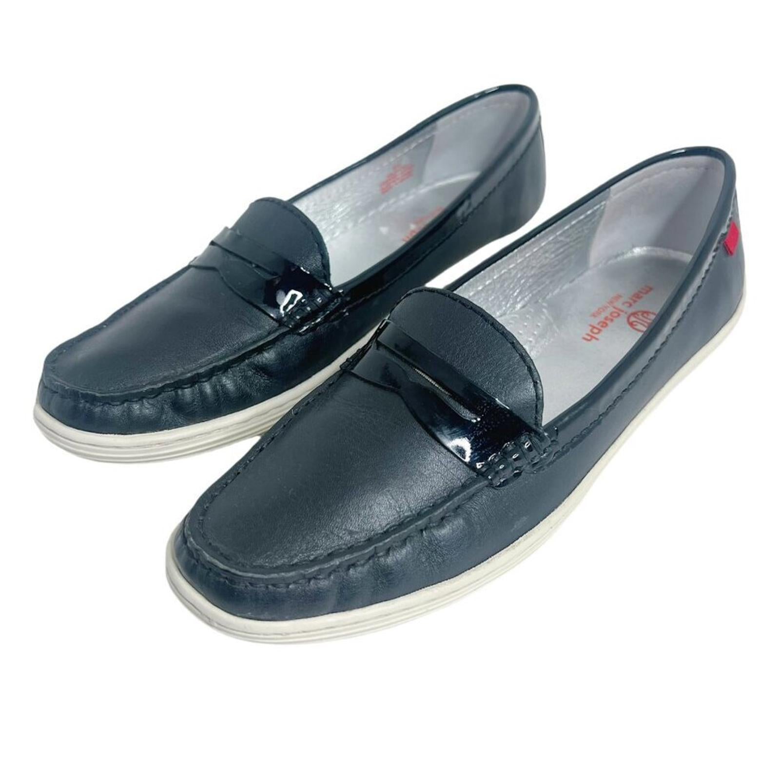 Marc Joseph New York Brazil Atlantic Loafer Driving Style Black Leathe by Hot Girl Secondhand