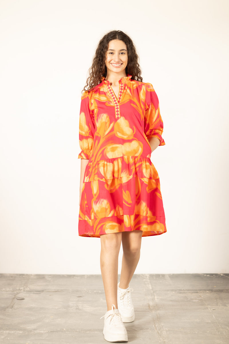 PETAL BLAZE SASHA DRESS by Maude Vivante