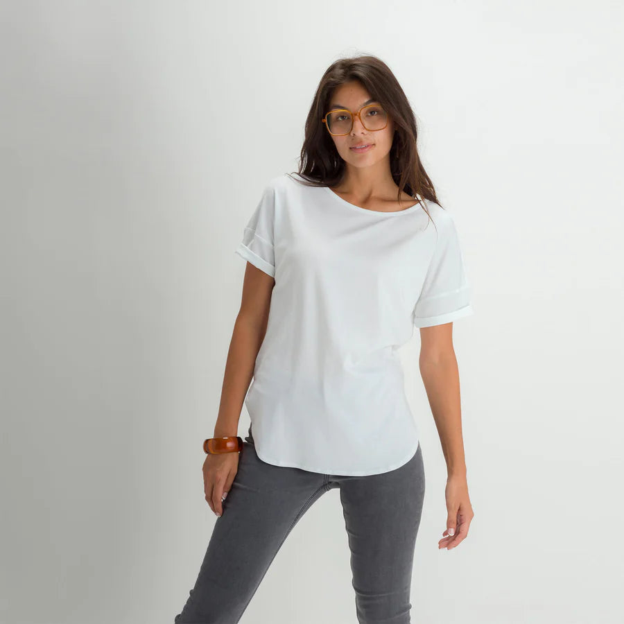 PROTO 101 RELAXED CREW T-SHIRT WOMENS (MULTIPLE COLORS AVAILABLE) by RAËLIV