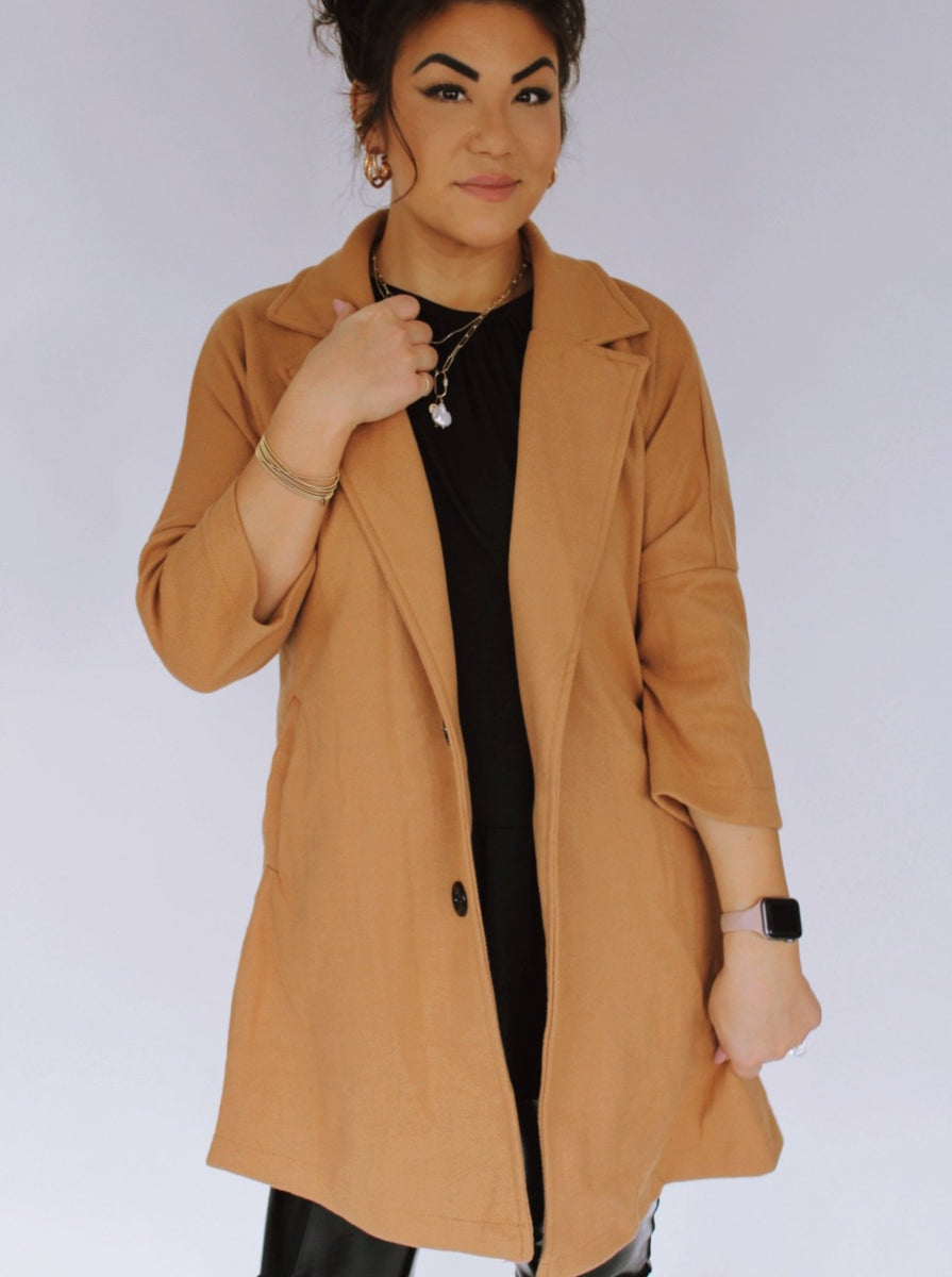 JASMINE JACKET IN COGNAC by RAËLIV