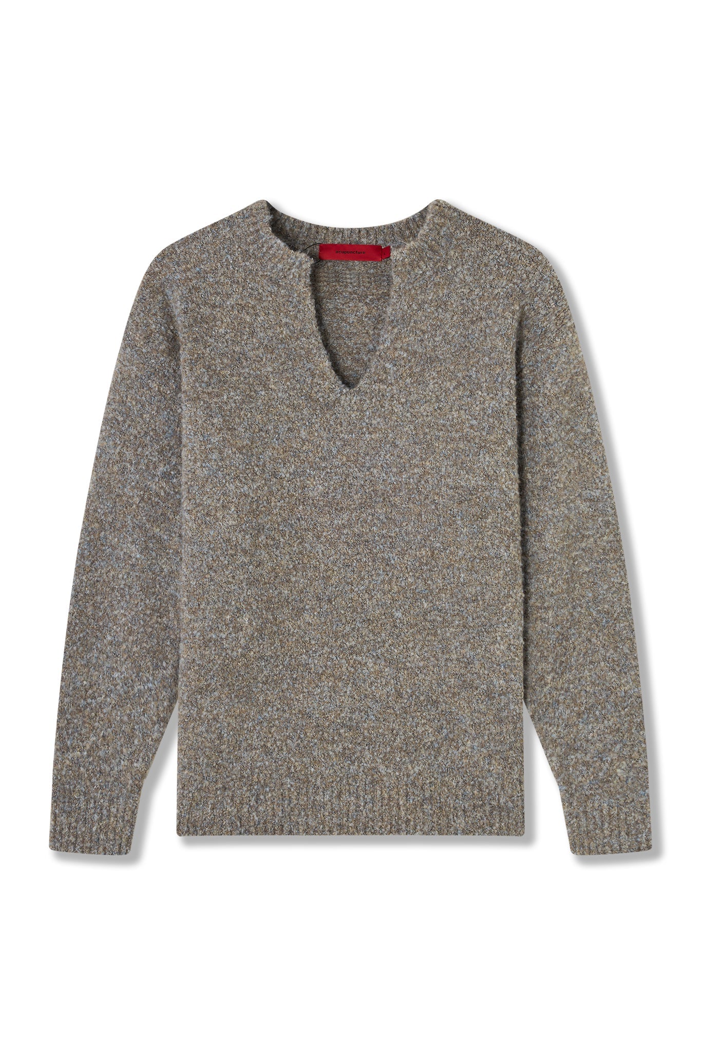 V-CUT SWEATER GREY by Acupuncture1993