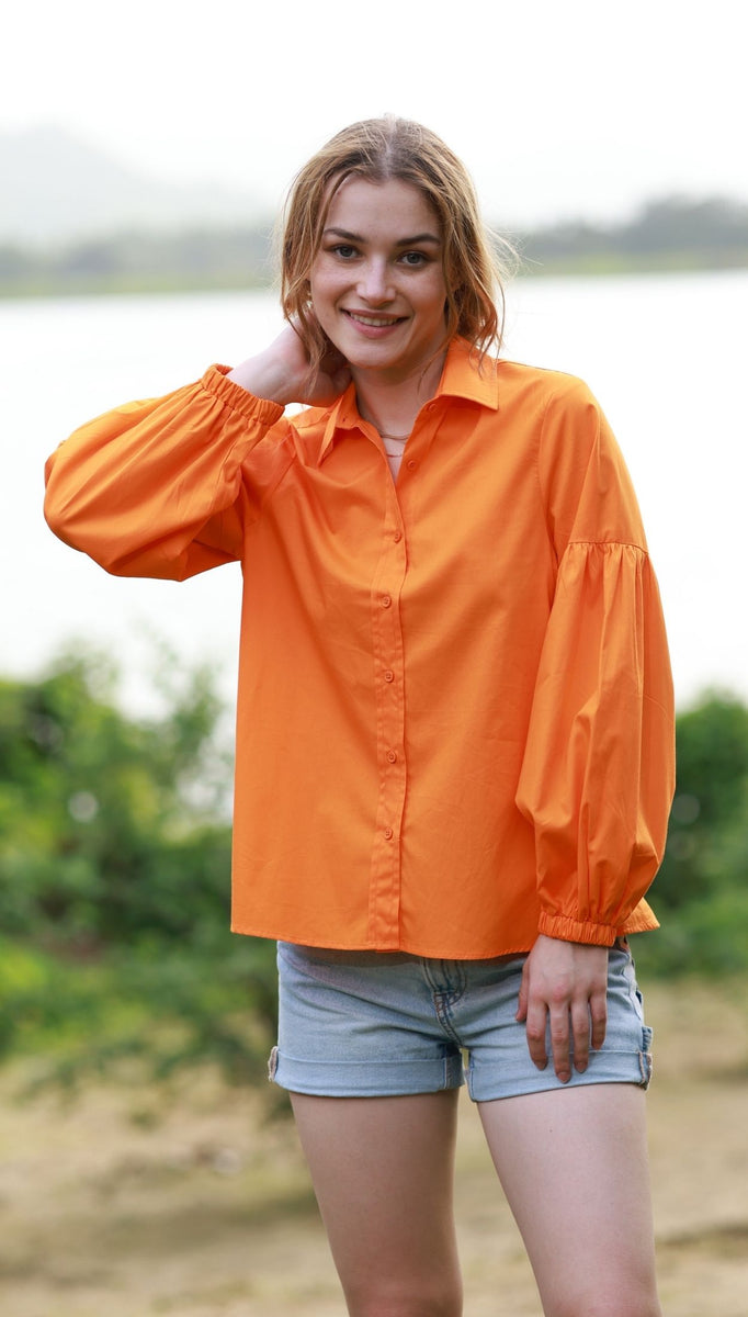 TANGERINE LOIS Top by Maude Vivante