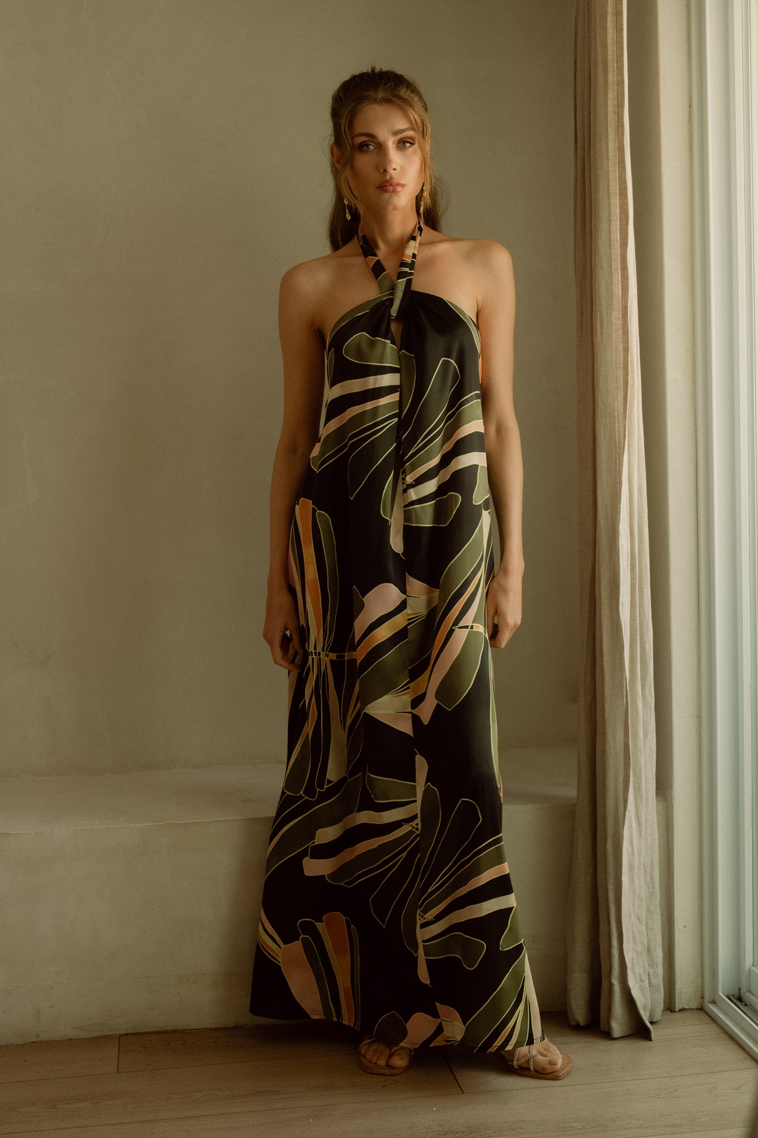 Leigh Halter Maxi Dress by Sierra Deene