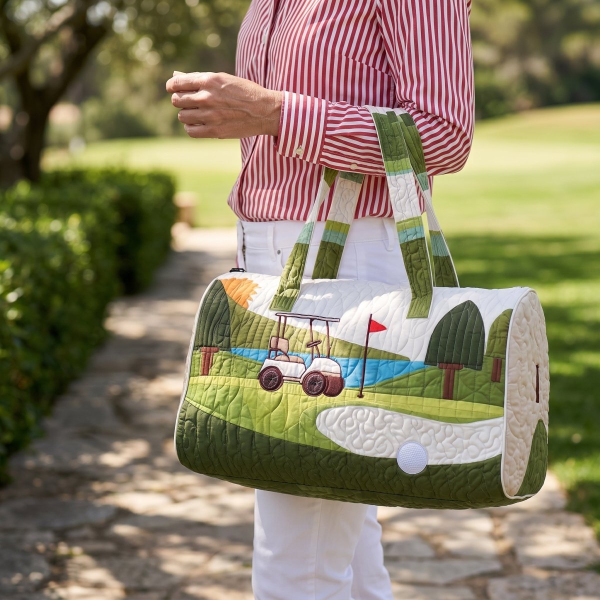 Quilted Resort Bag | Women's Golf Travel Bag | Putter Girl by Putter Girl