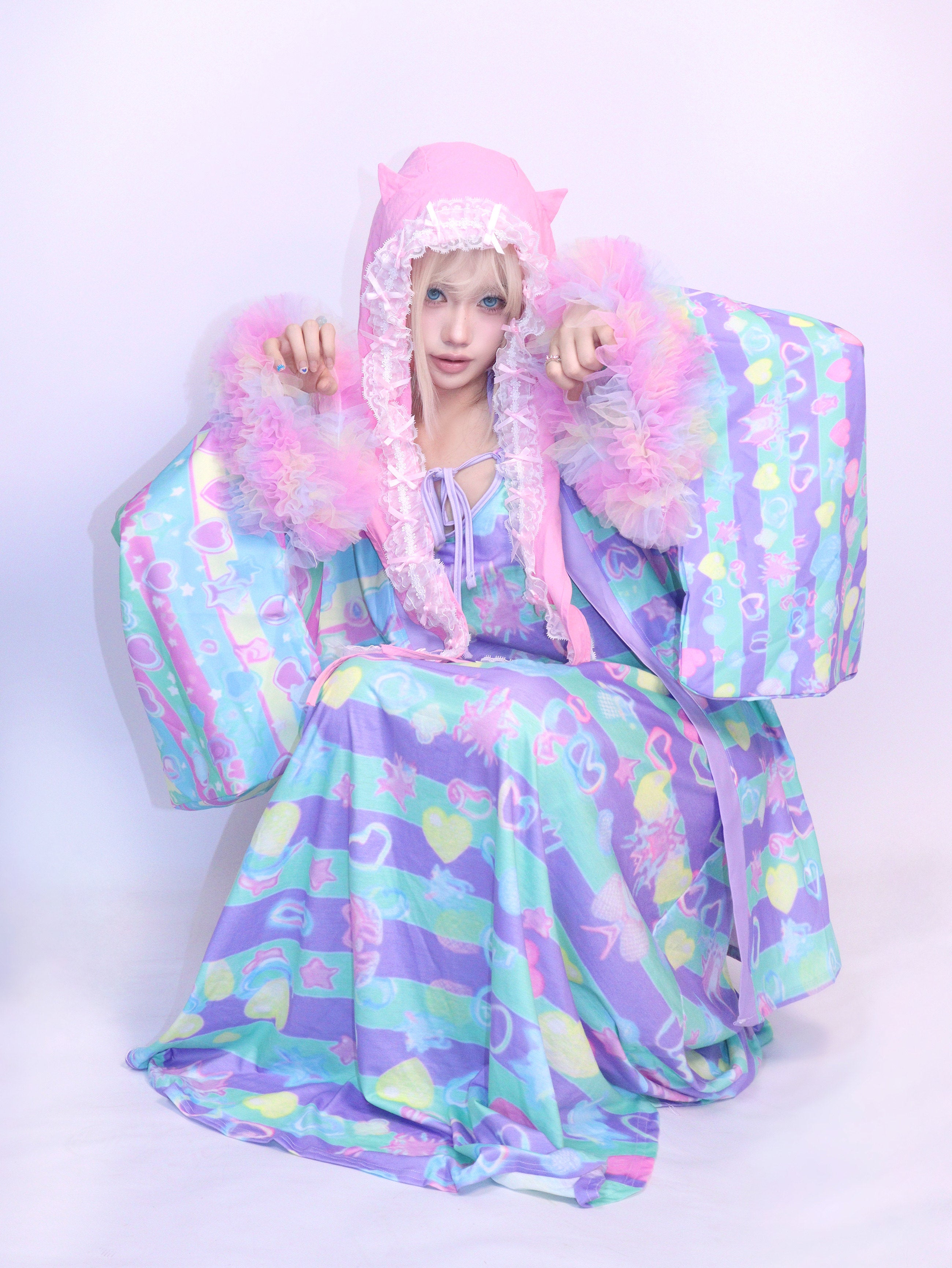 Pastel Y2K Cardigan - LEERROO by Land Decora