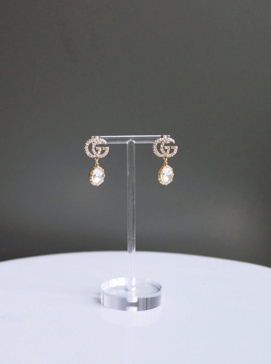 WINDSOR QUARTZ DANGLE EARRINGS by RAËLIV