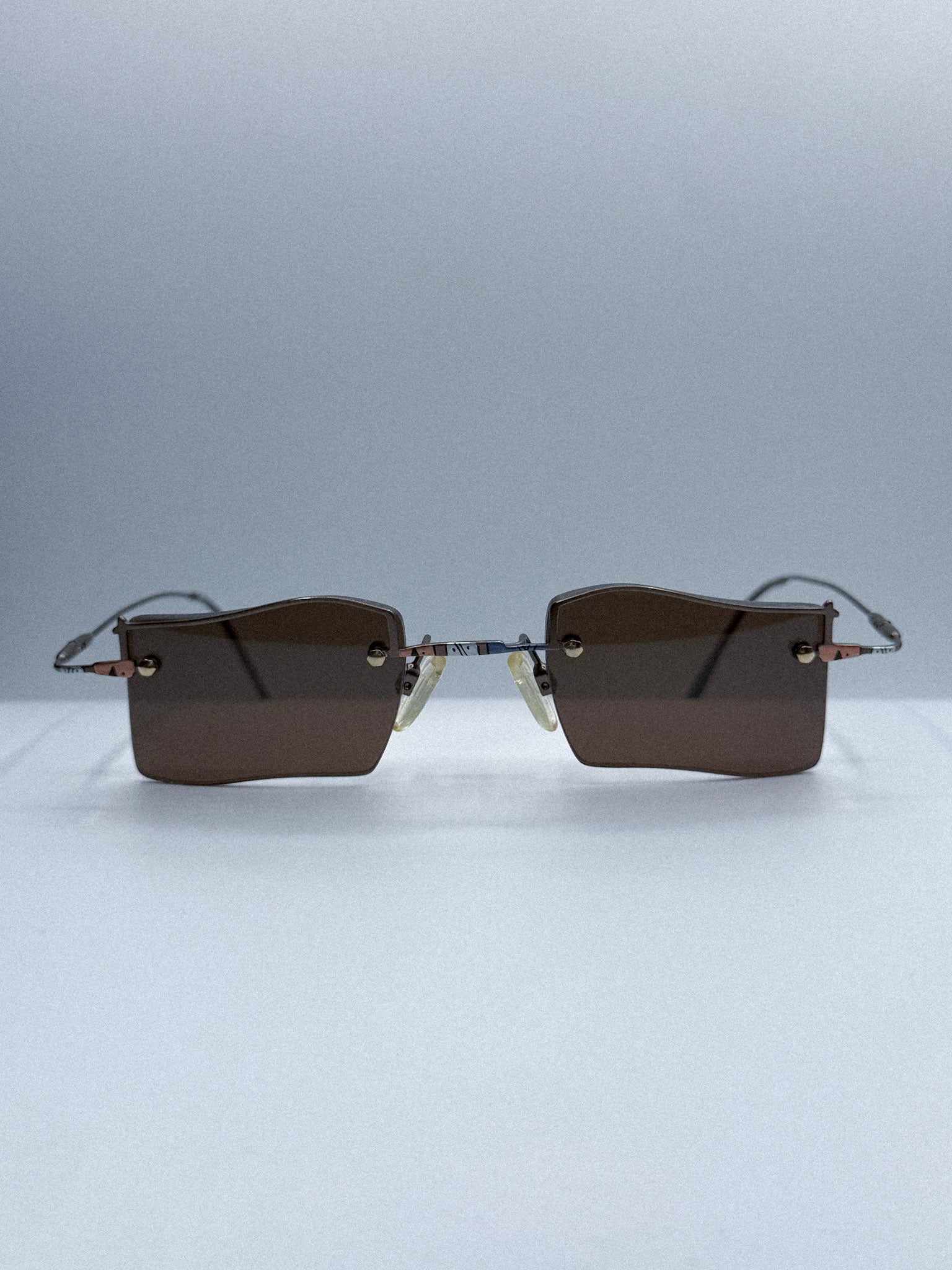 Geometric Drift | 1980s Theo Sunglasses by AZYR Specs