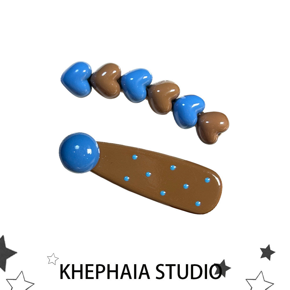 Korean Heart Hair Clip - KHEPHAIA by Land Decora