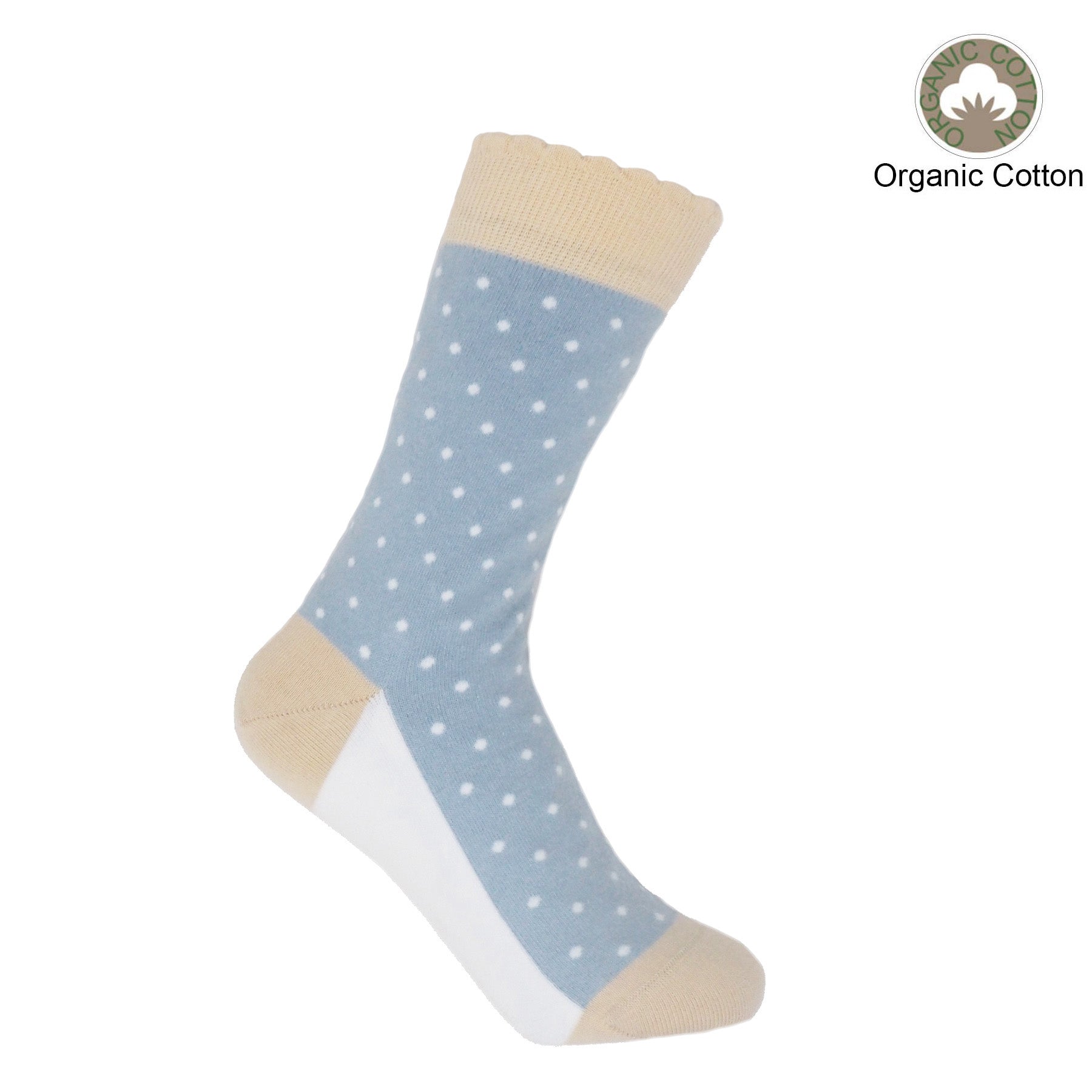 Pin Polka Women's Socks - Blue by Peper Harow
