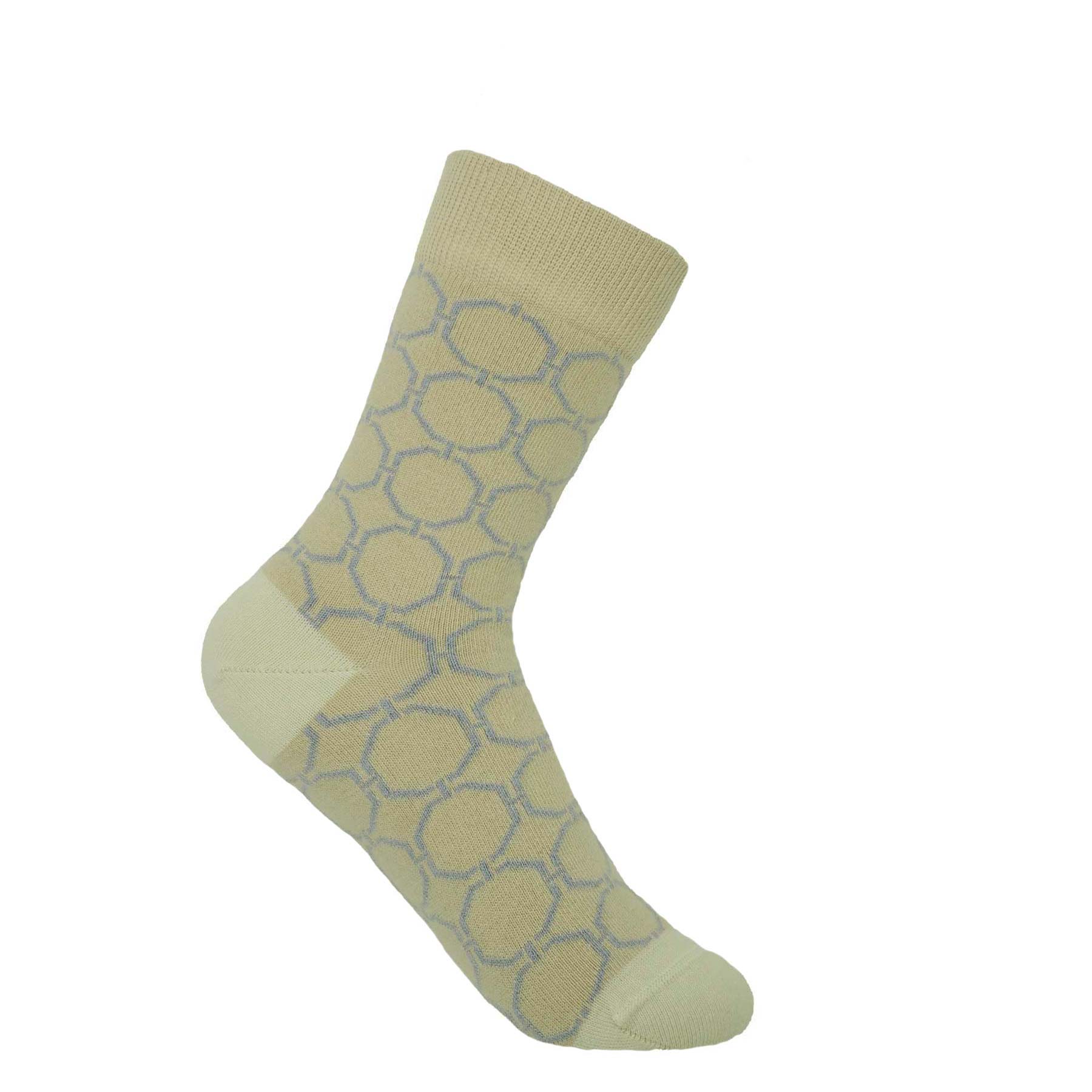 Beehive Women's Socks - Beige by Peper Harow