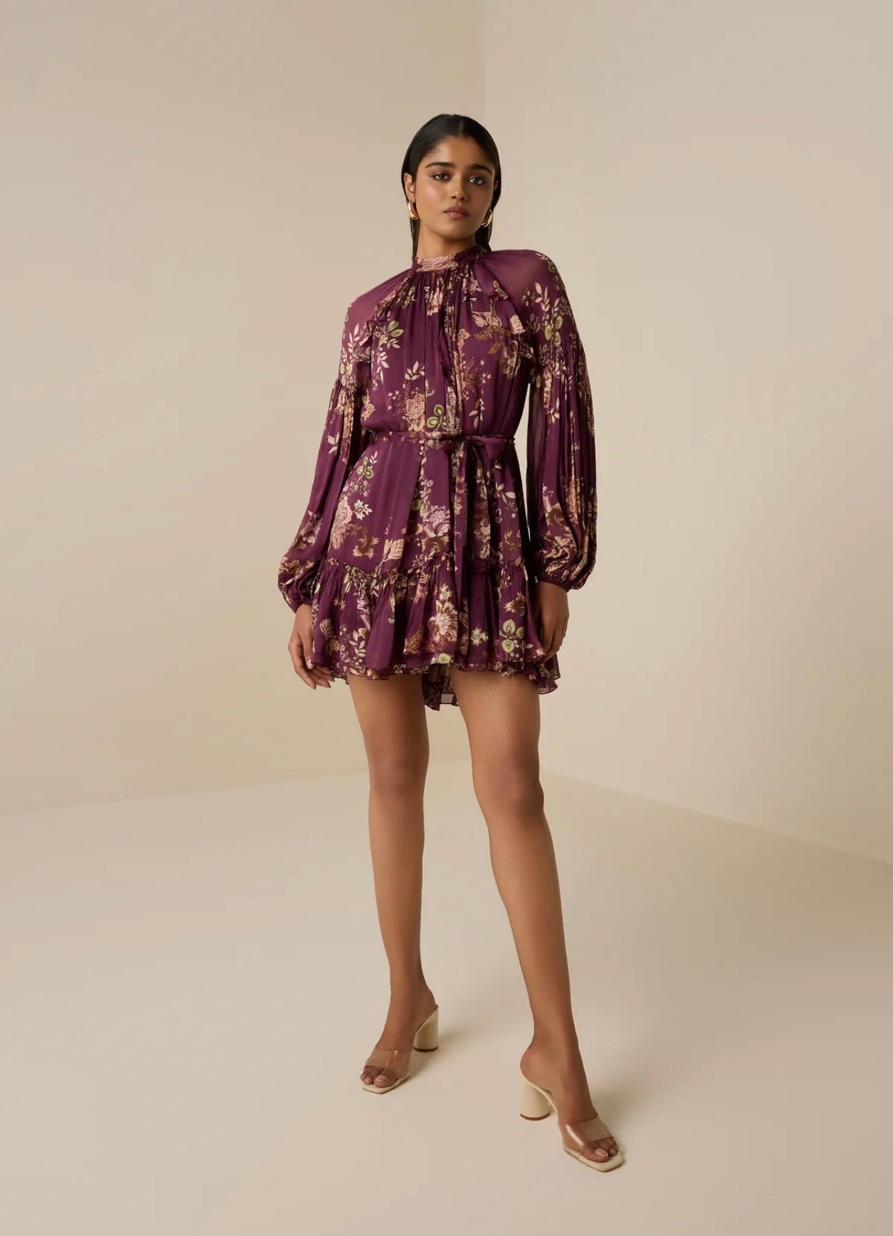 Savi Ruffle Mini Dress by Sierra Deene