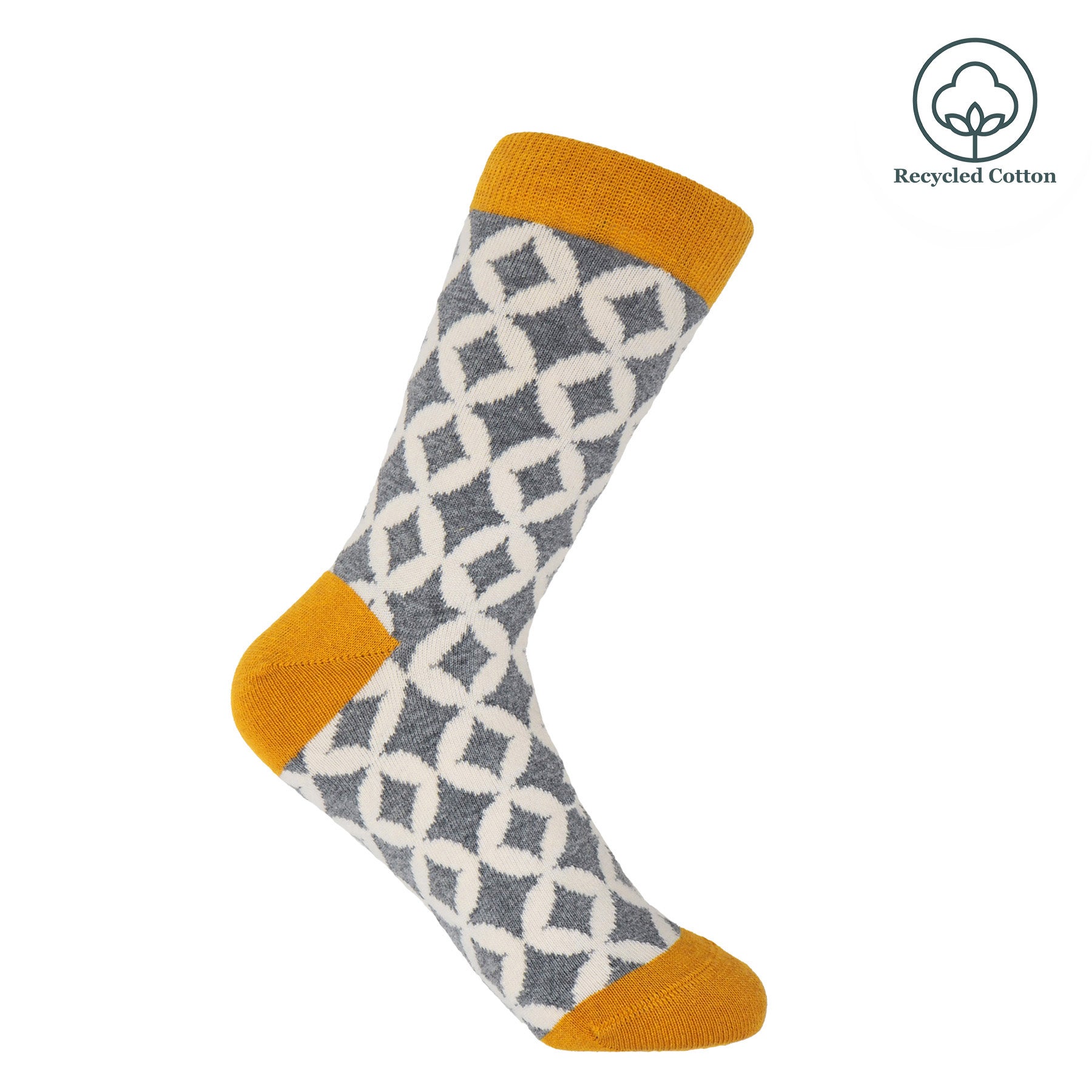 Mosaic Women's Socks - Grey by Peper Harow
