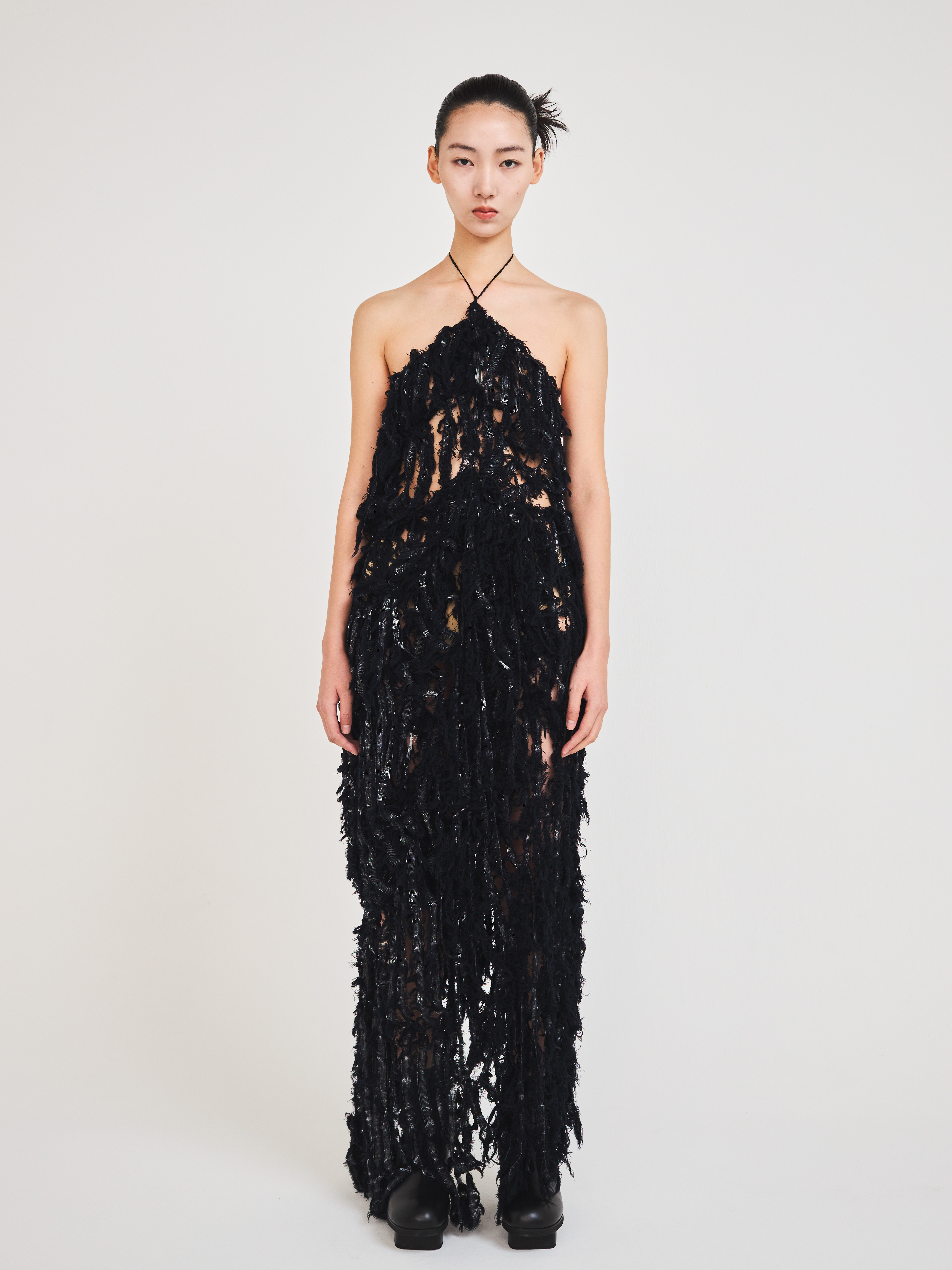 Salvaged Wool Dress by ASATO