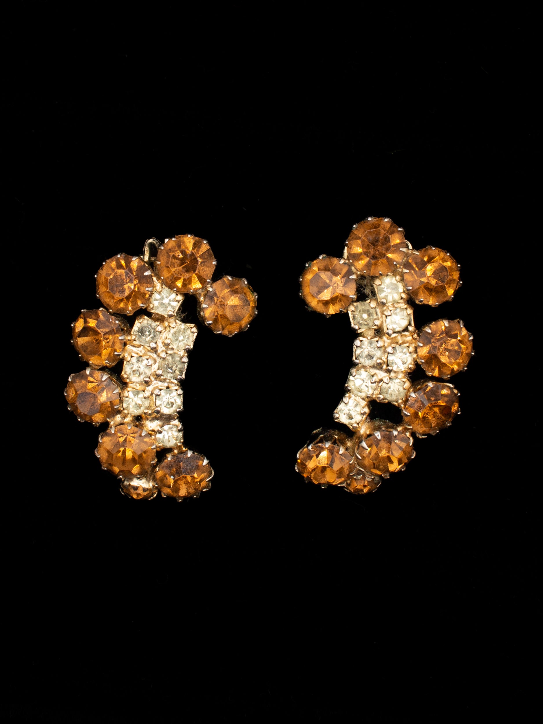 Vintage 50's CONTINENTAL Clip-on Earrings by Northern Grip
