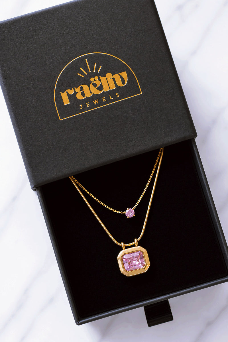 BLOOM TOGETHER SET No. 1 (WATERPROOF & 18K WHITE GOLD PLATED) by RAËLIV
