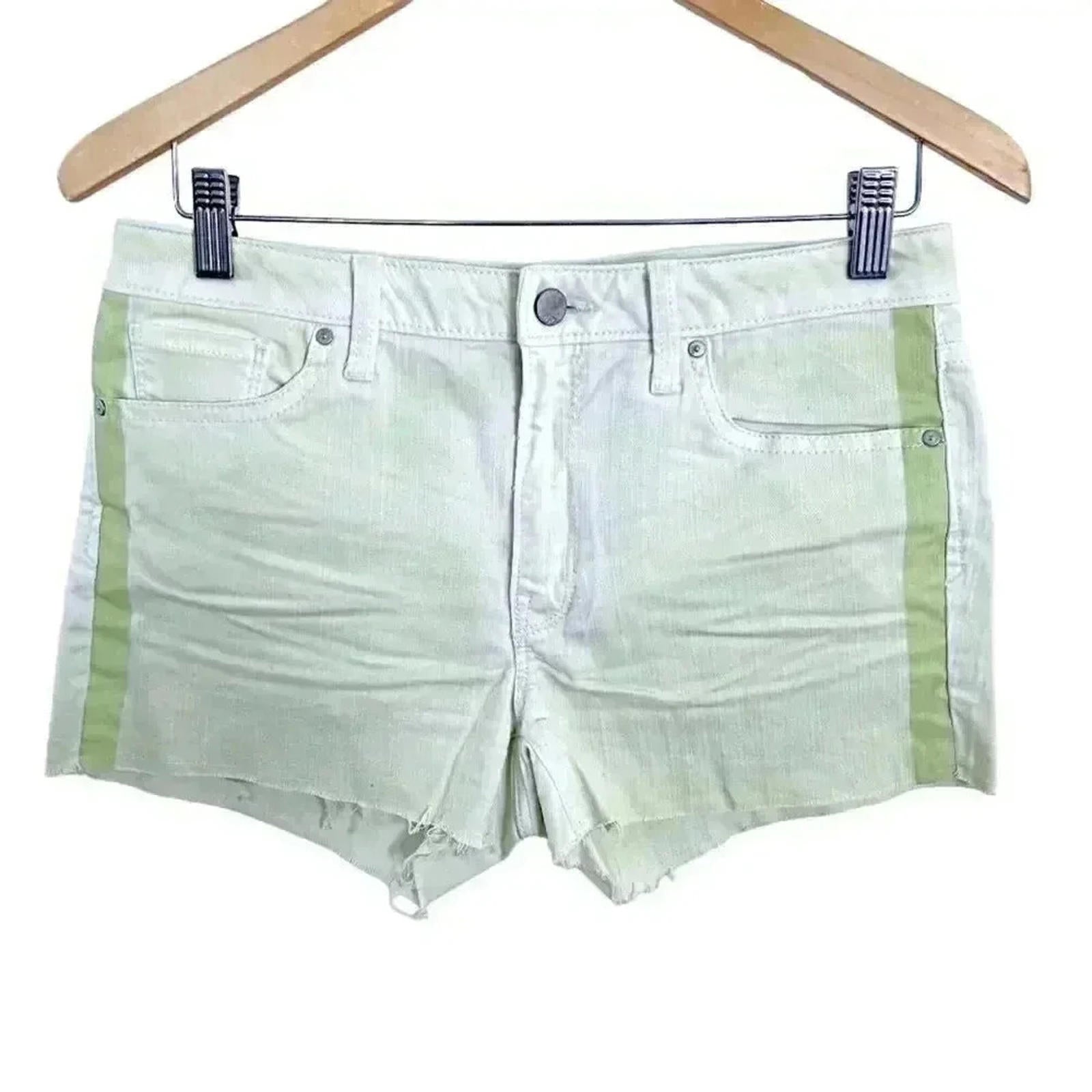 GAP Lime Green Denim Shorts Jean Cutoffs Mid Rise Women's Size 27 by Hot Girl Secondhand