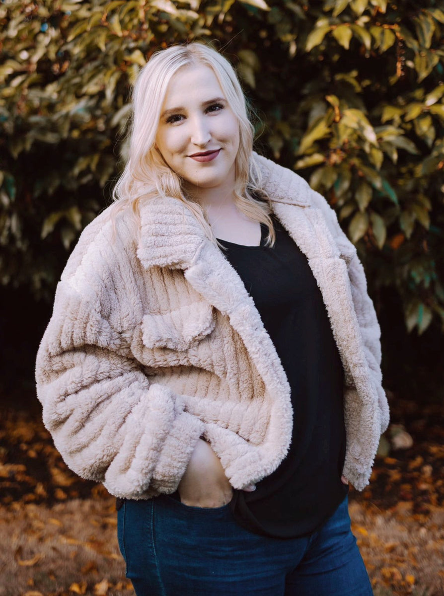 LEXI PLUSH JACKET - FINAL SALE by RAËLIV