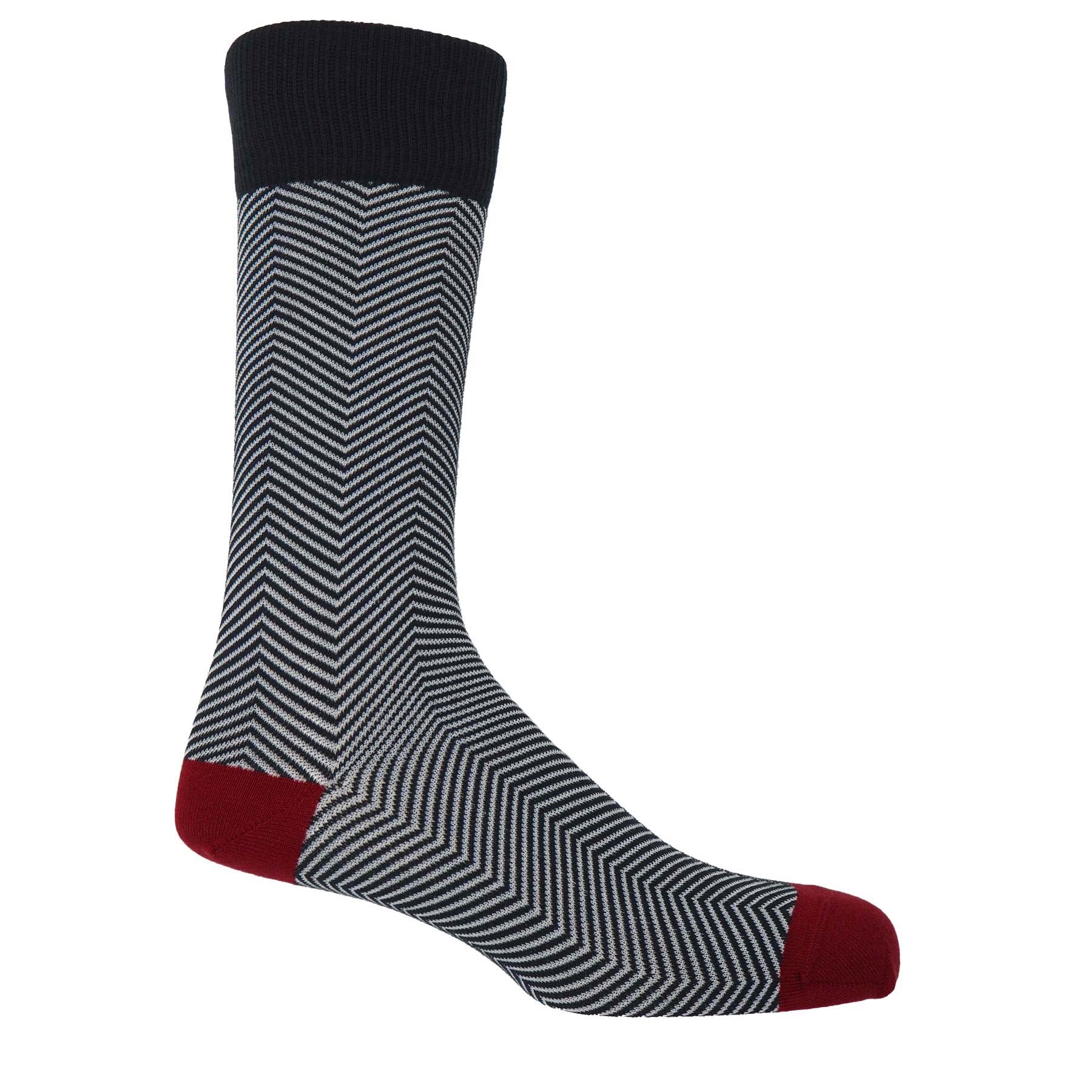 Lux Taylor Men's Socks - Black by Peper Harow