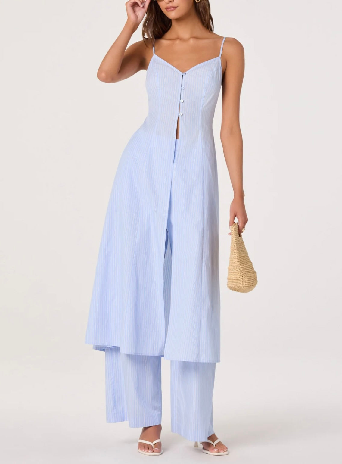 ASTR The Label Rena Longline Tunic Top by Sierra Deene
