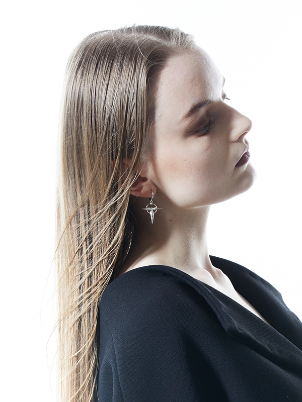 Logo Earring by ASATO