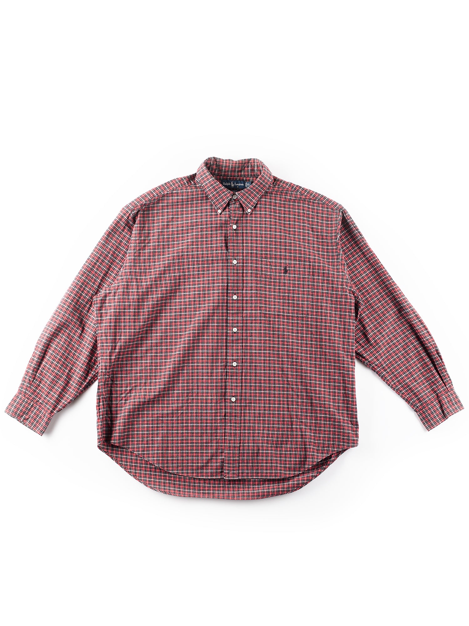 Vintage 00's Men Ralph Lauren Shirt in Red by Northern Grip