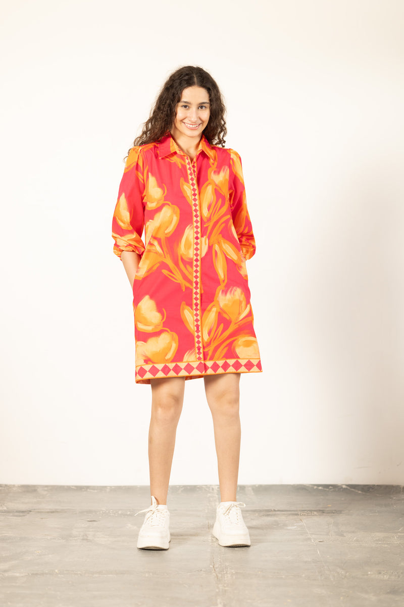 PETAL BLAZE AVA DRESS by Maude Vivante