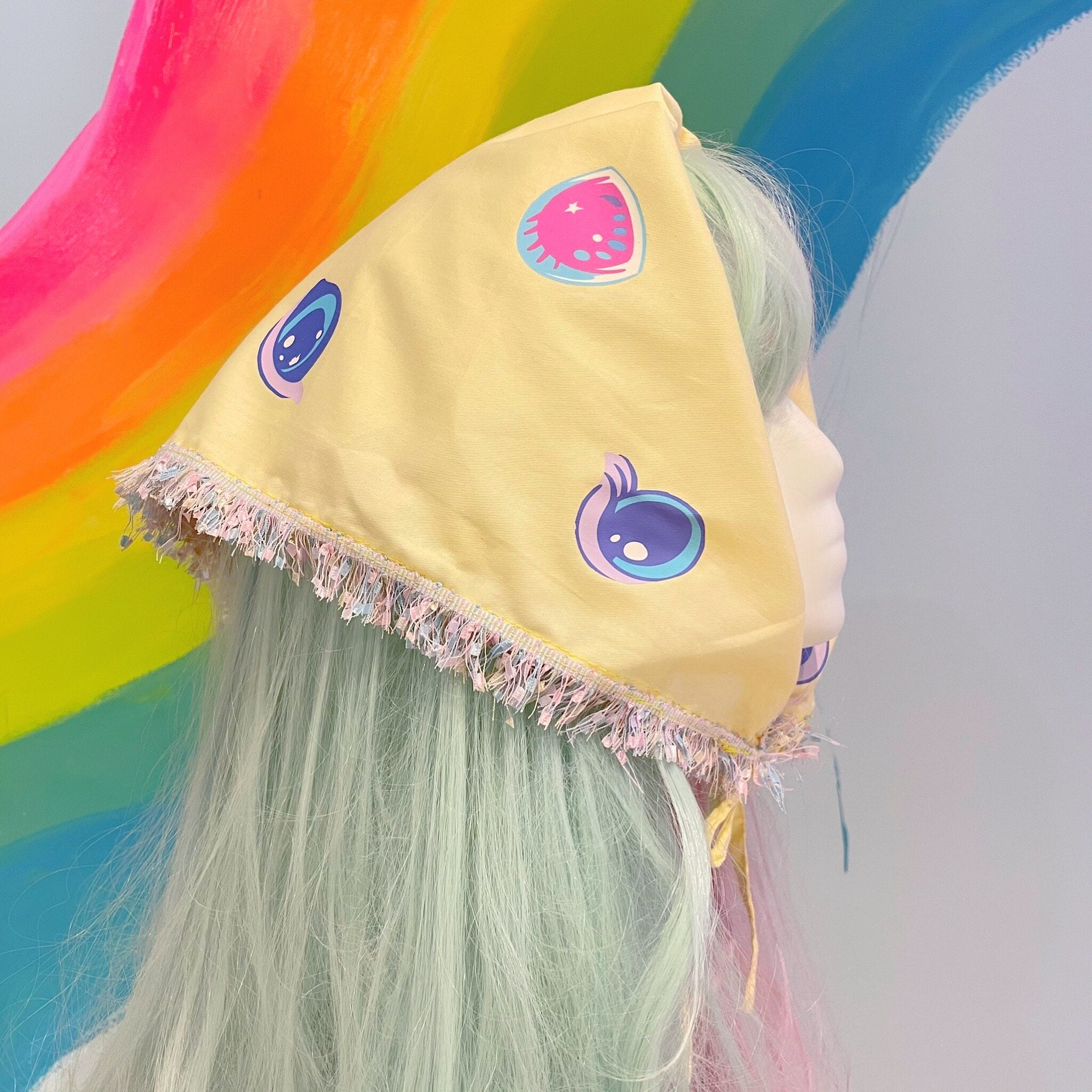 Kawaii Macaron Star Bandana - Plastic Candy by Land Decora