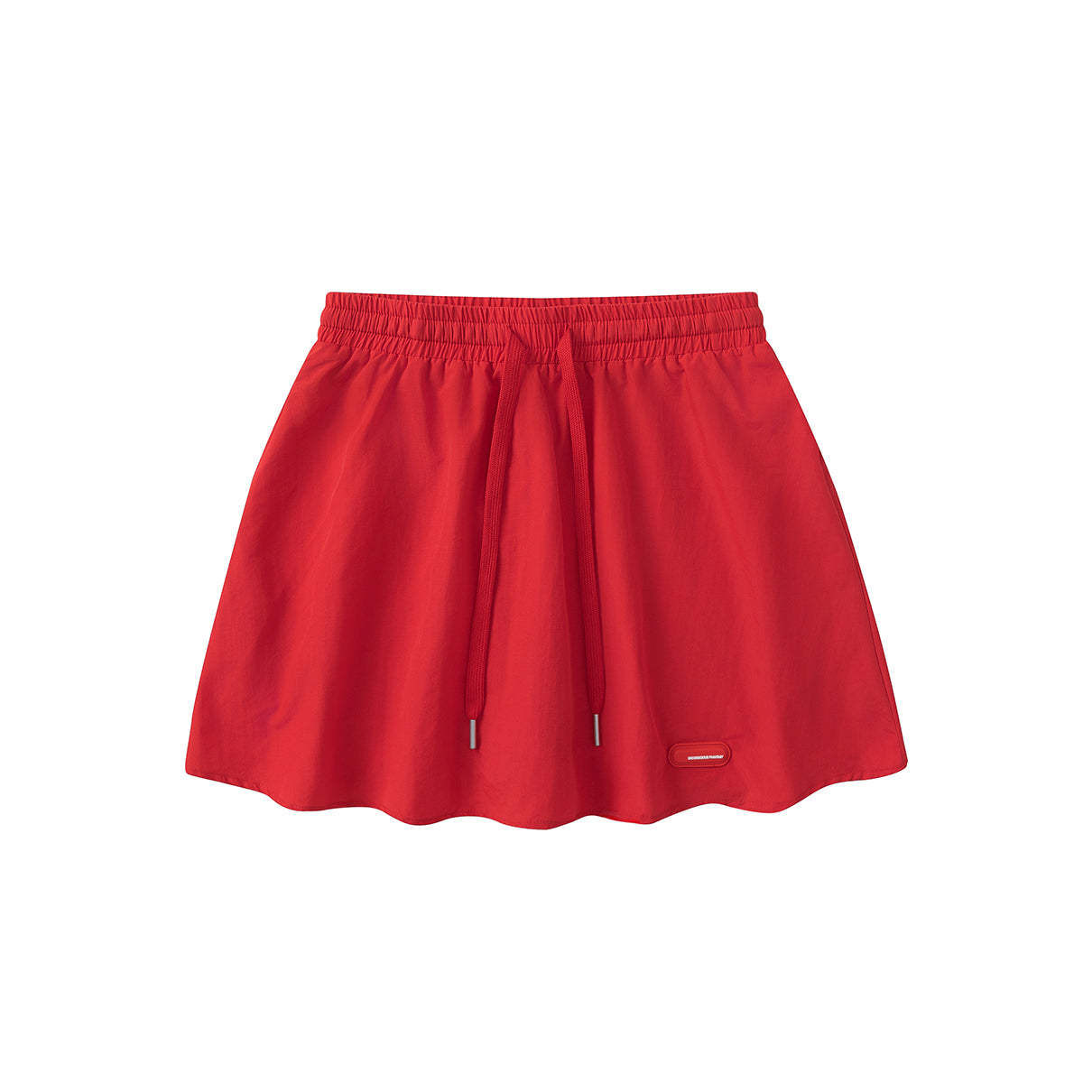 KURIOSITAET Decora Kei Red Pleated Skirt with Safety Shorts by Land Decora