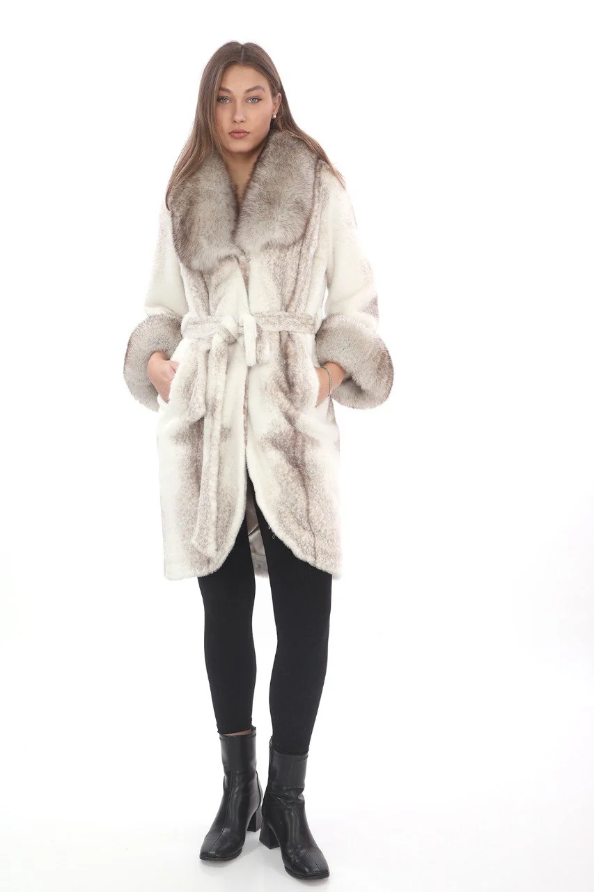 Natural Fox Fur Coat - Limited Edition by Kolleen Boutique