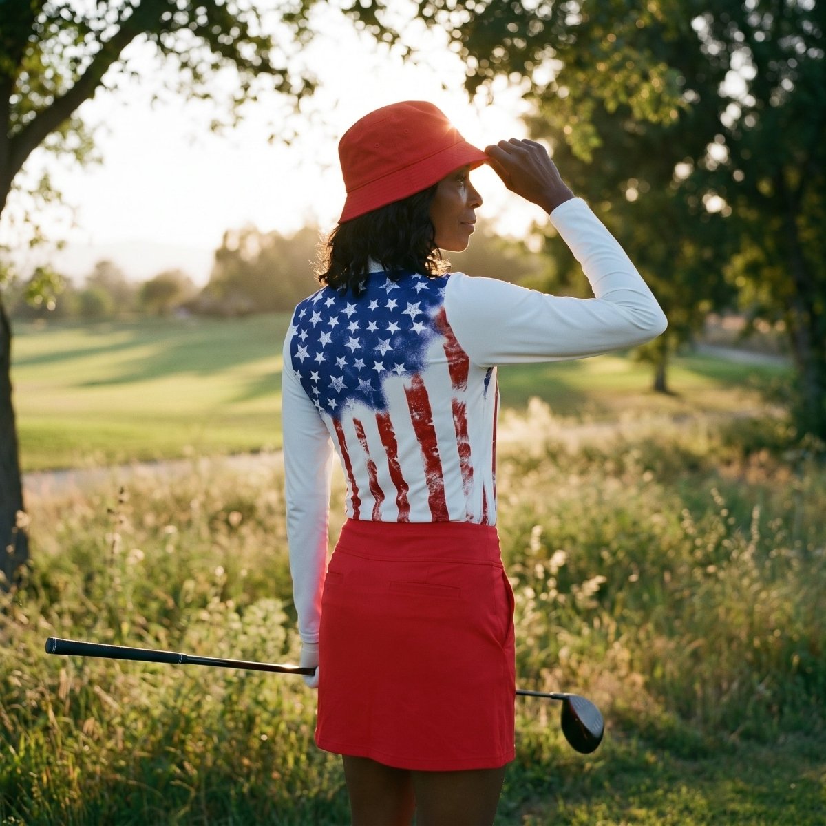 USA Long Sleeve Polo 2026 by Putter Girl