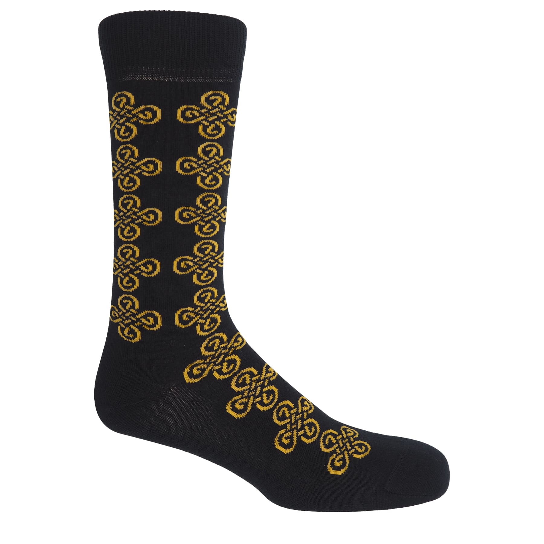 Knot Men's Socks - Black by Peper Harow
