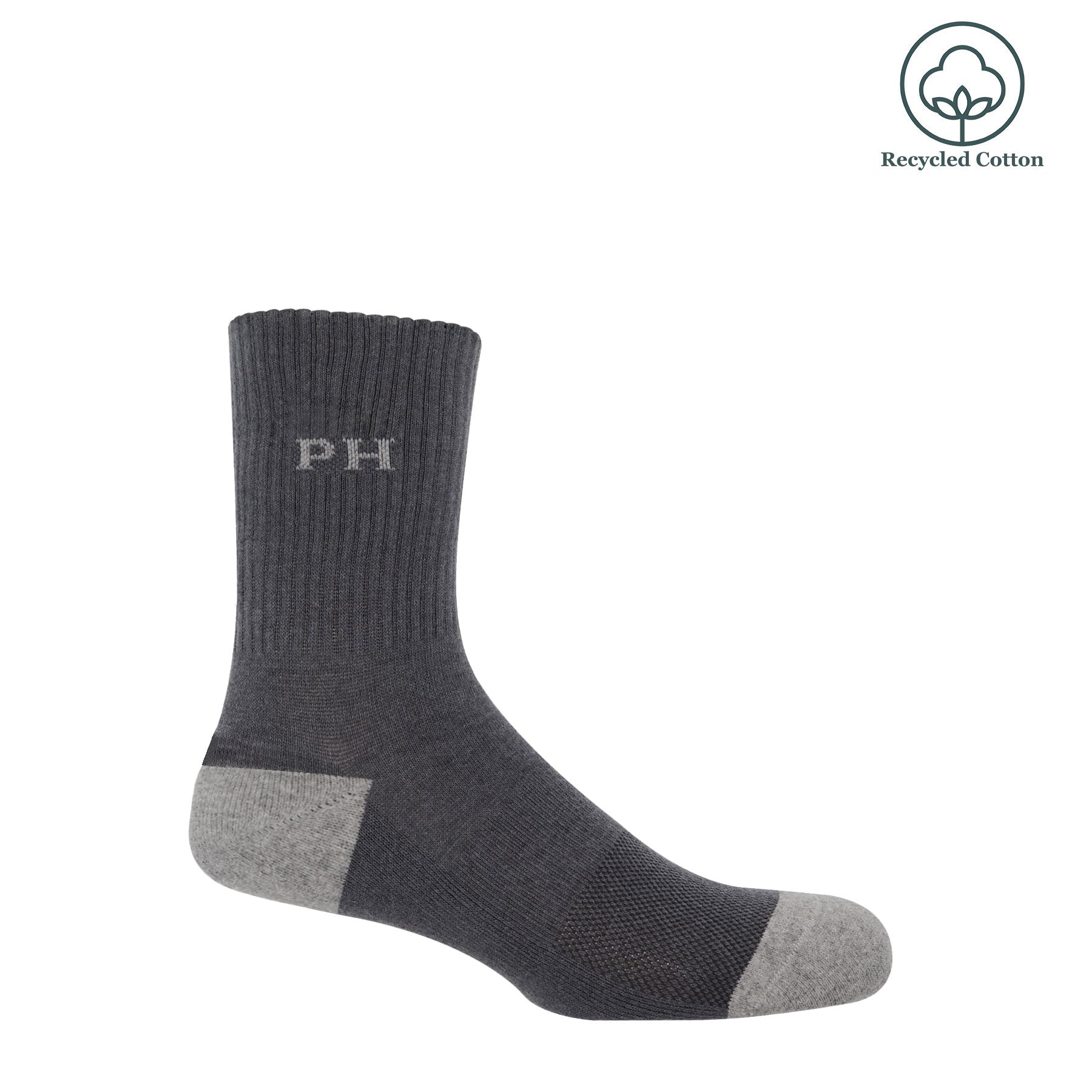 Reversible Men's Sport Socks - Grey by Peper Harow