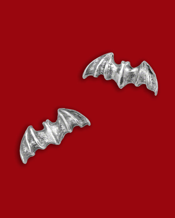 Bat Stud Earrings by KATAKOMB