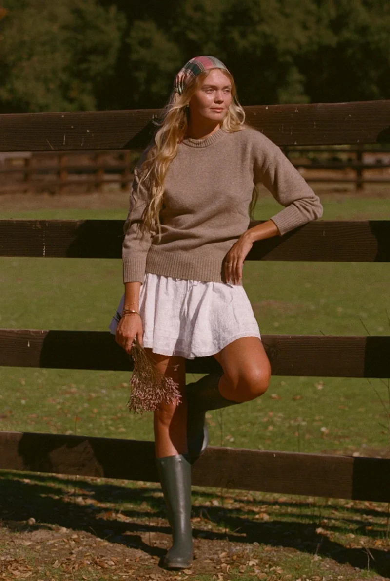 Tennassee Sweater - Tan Sweater by Merritt Charles
