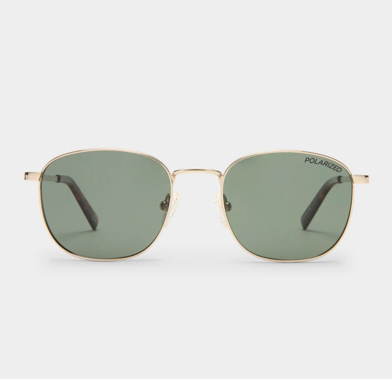 Neptune Deux Sunglasses in Gold Khaki Mono by Sierra Deene